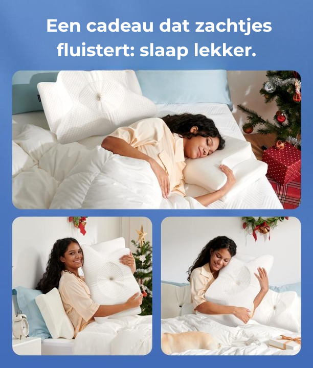 CloudAlign™ #1 Kussen om wakker te worden zonder nekpijn.