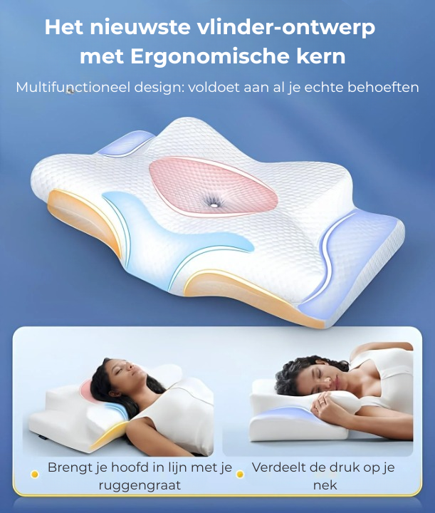 CloudAlign™ #1 Kussen om wakker te worden zonder nekpijn.