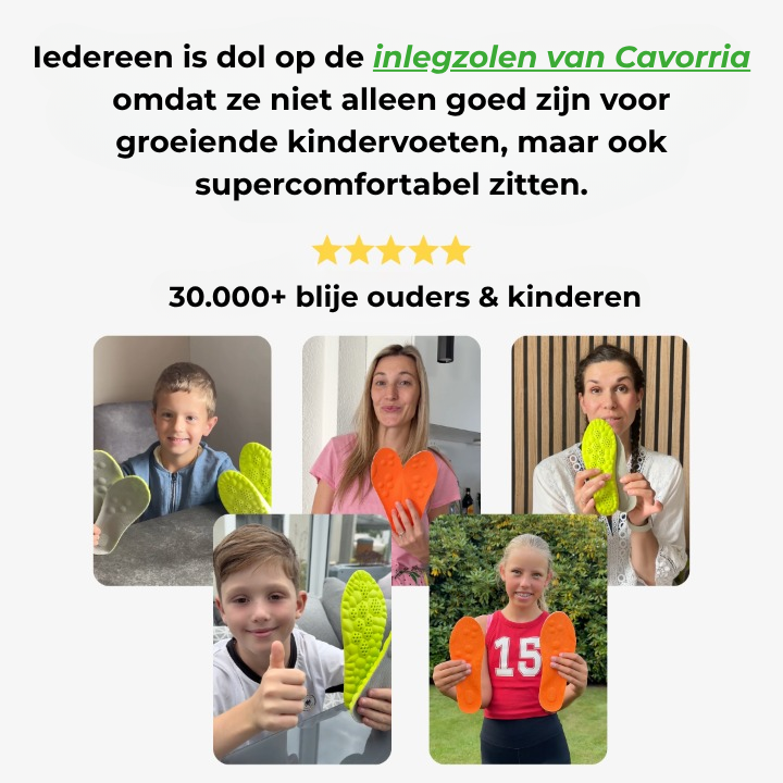 Cavorria StepSure™ – De #1 oplossing tegen knie- en voetpijn bij kinderen